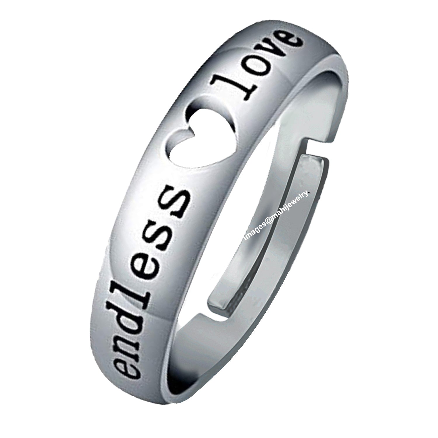 Endless Love' Heart Proposal Adjustable Ring