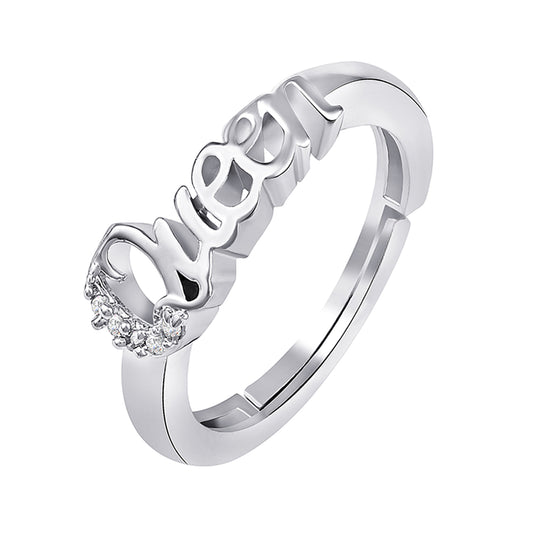 King and Queen Adjustable Couple Finger Rings