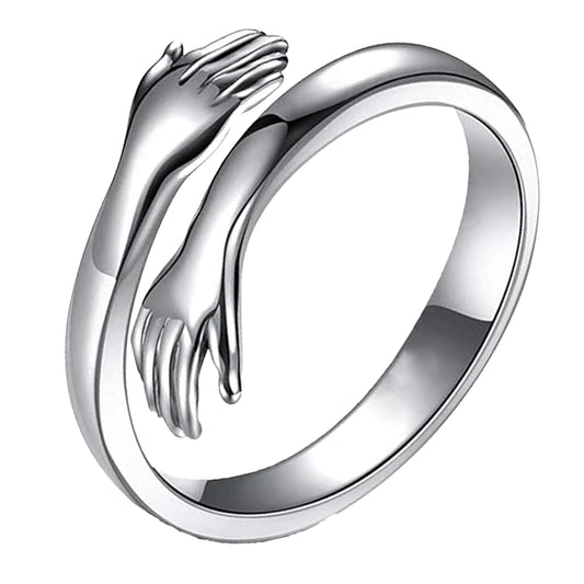 Exclusive Closed Hand Hug Ring