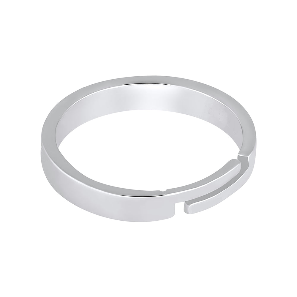 Heart and Heart Beat Adjustable Finger Ring
