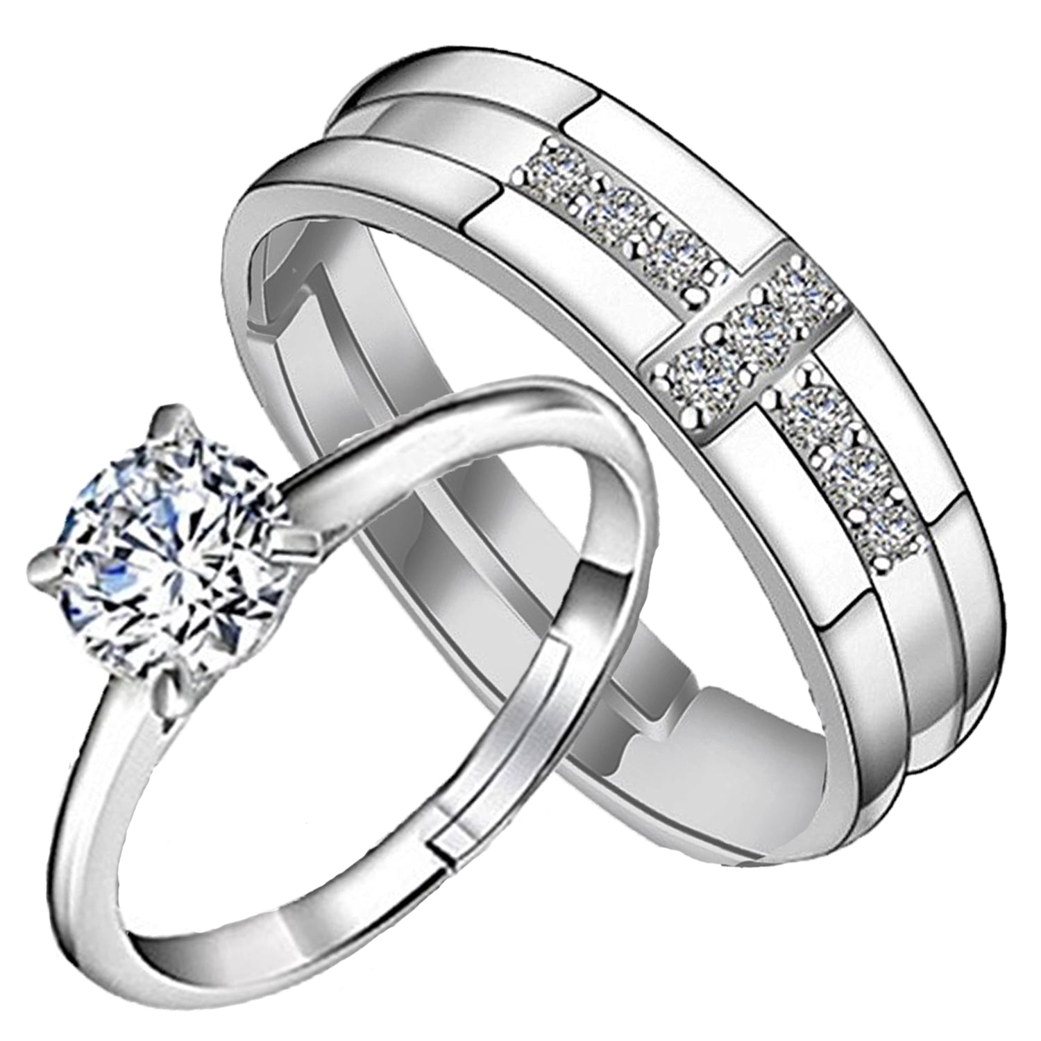 Valentine Gift Couple Ring Set