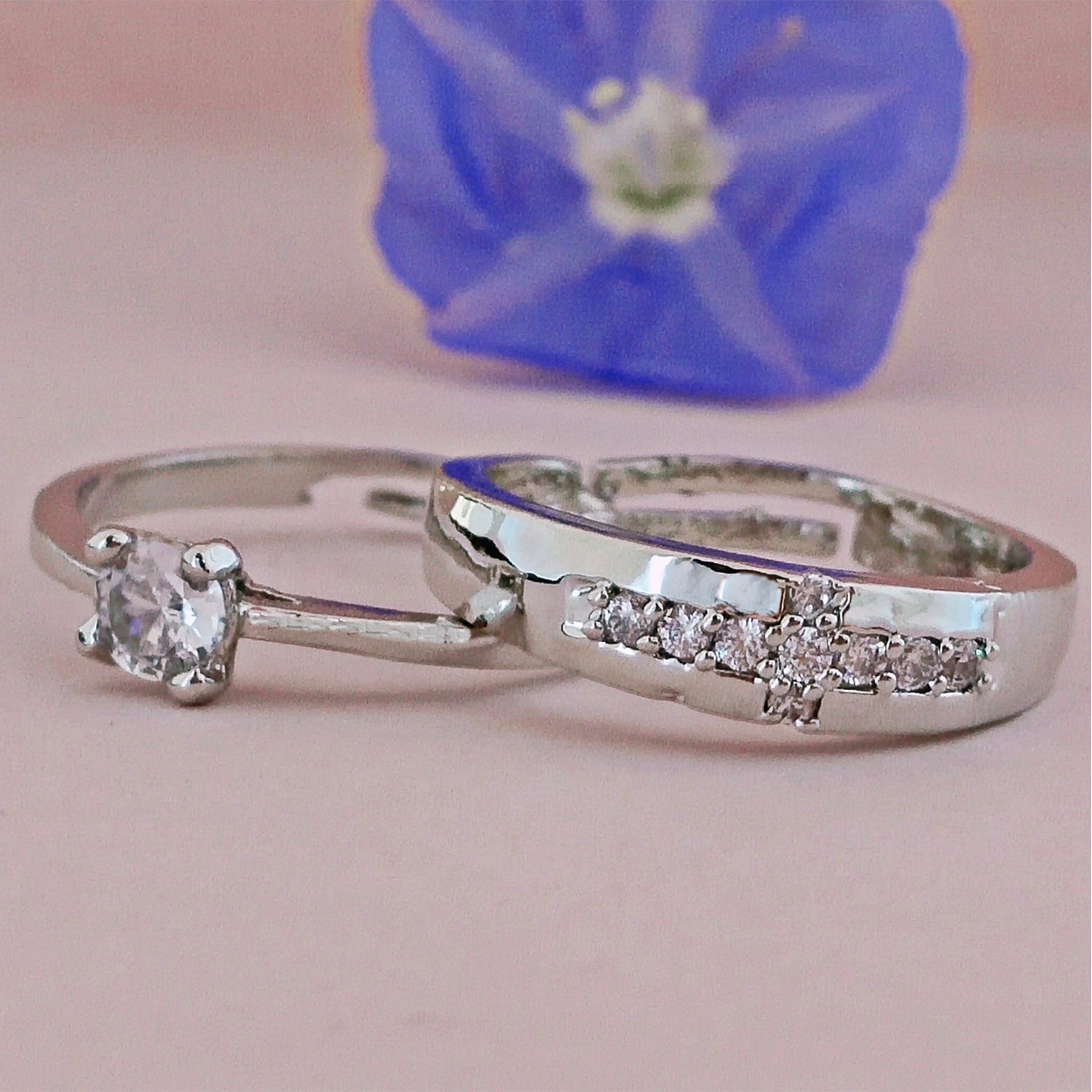 Valentine Gift Couple Ring Set