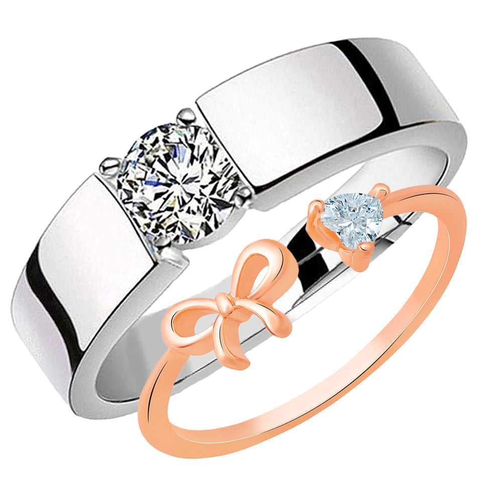 Valentine Gift Proposal Adjustable Couple Ring