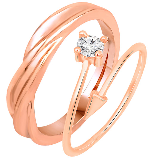 Valentine Gift Proposal Adjustable Couple Ring