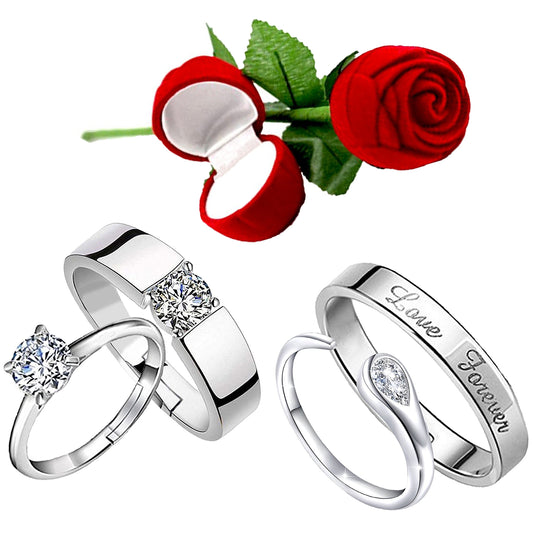 'Combo of Proposal Adjustable Couple Ring