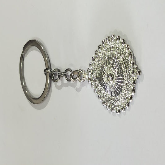 Silver Colored Simple Look Keychain