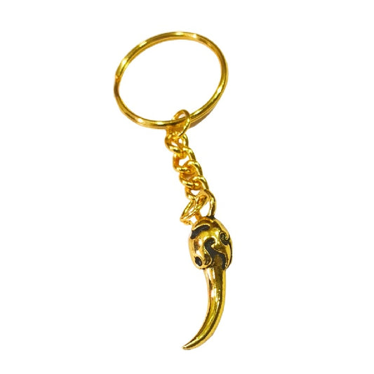Artistic Elephant Tusk / Tooth Keychain