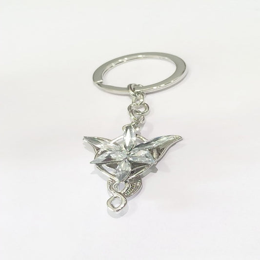 Arwen's Evenstar Lord of The Rings Key Chains for Girls and Women