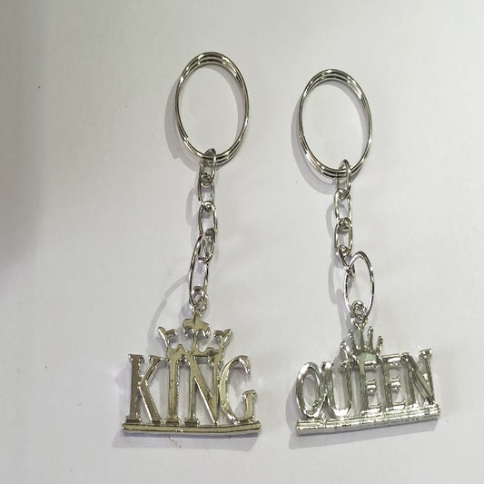 King & Queen Couple Keychain