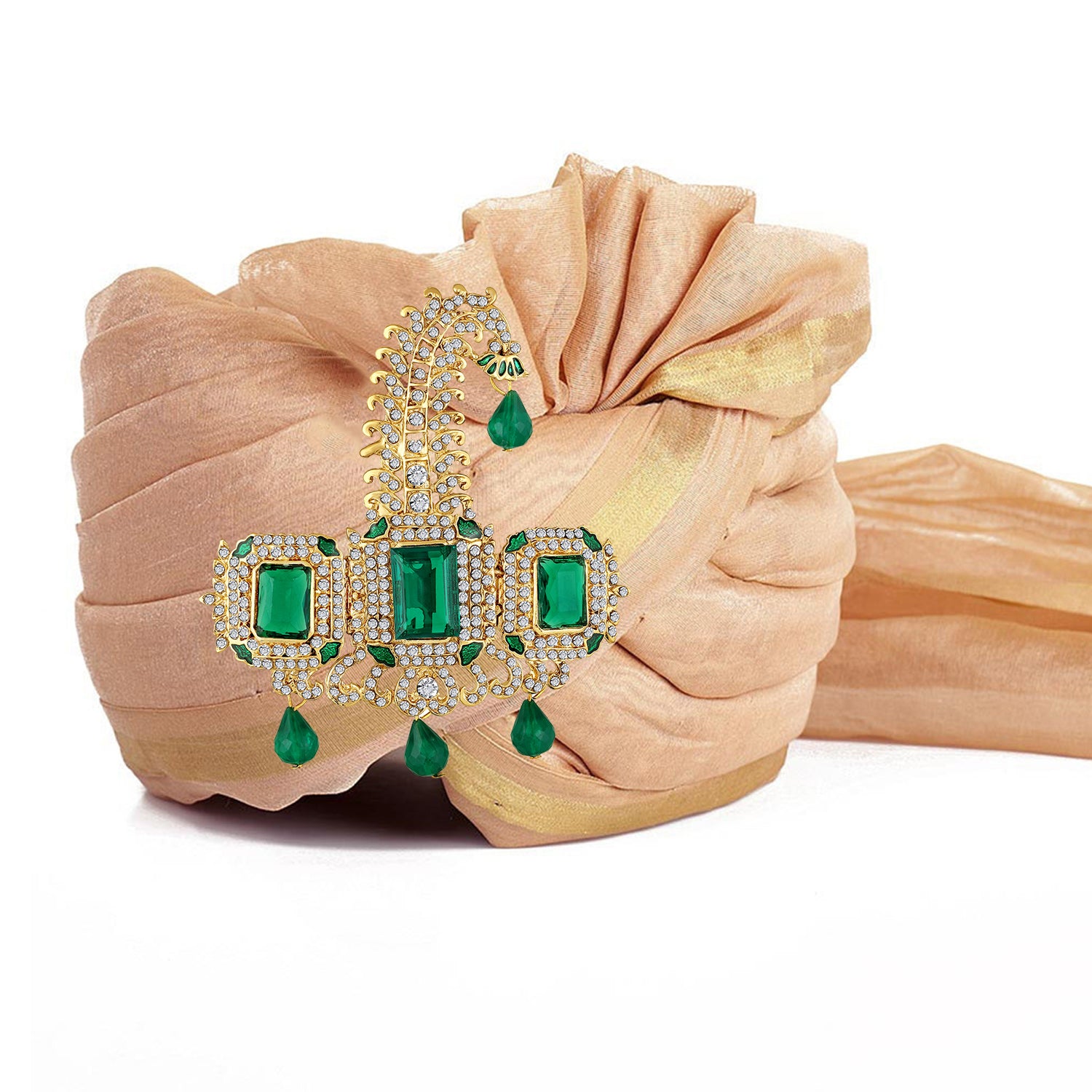 Perfect Safa Kalangi Brooch for Men