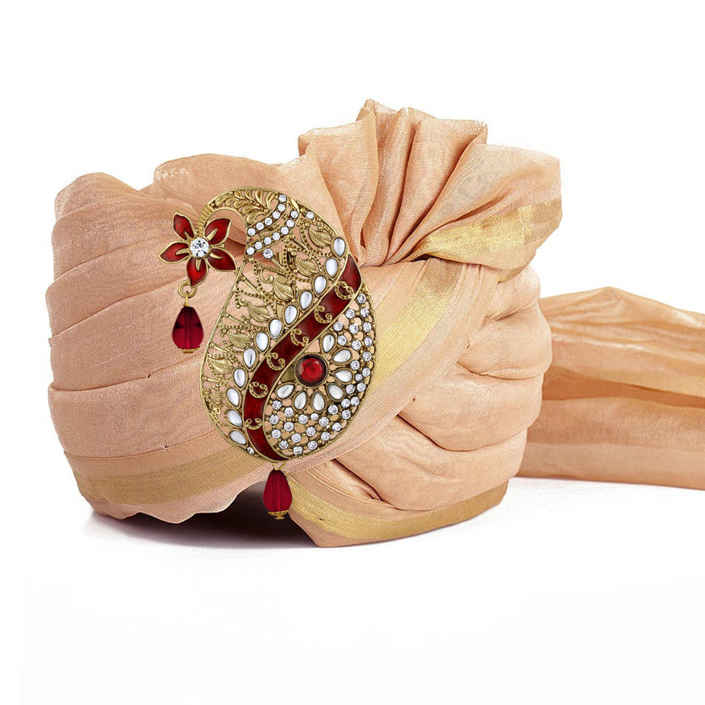 Perfect Safa Kalangi Brooch for Men
