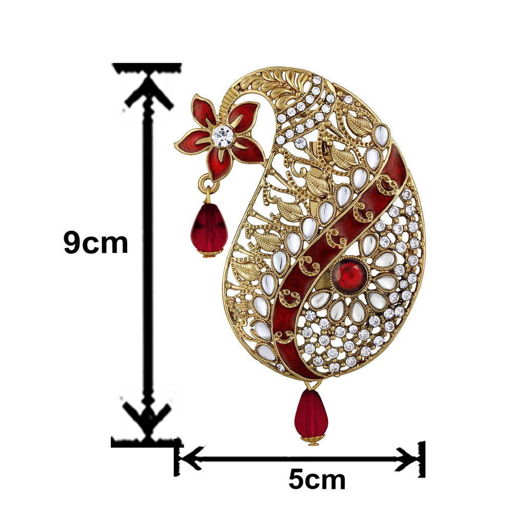 Perfect Safa Kalangi Brooch for Men