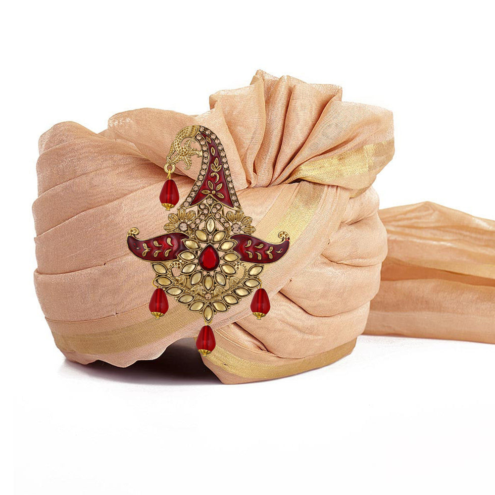 Perfect Safa Kalangi Brooch for Men