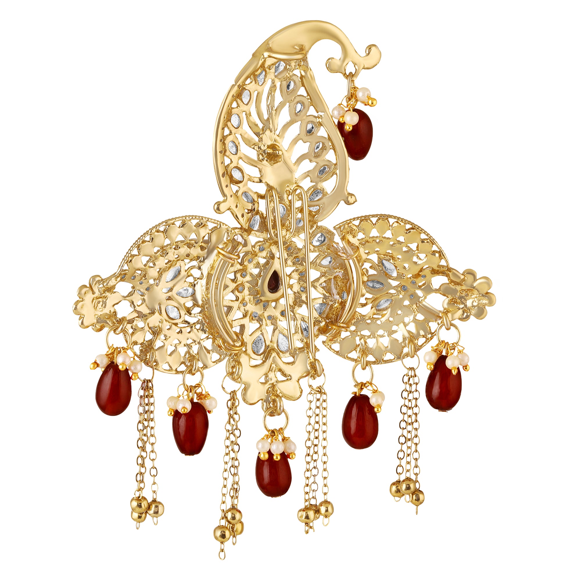 Traditional Wedding Pagdi Brooch Safa Kalangi for Groom