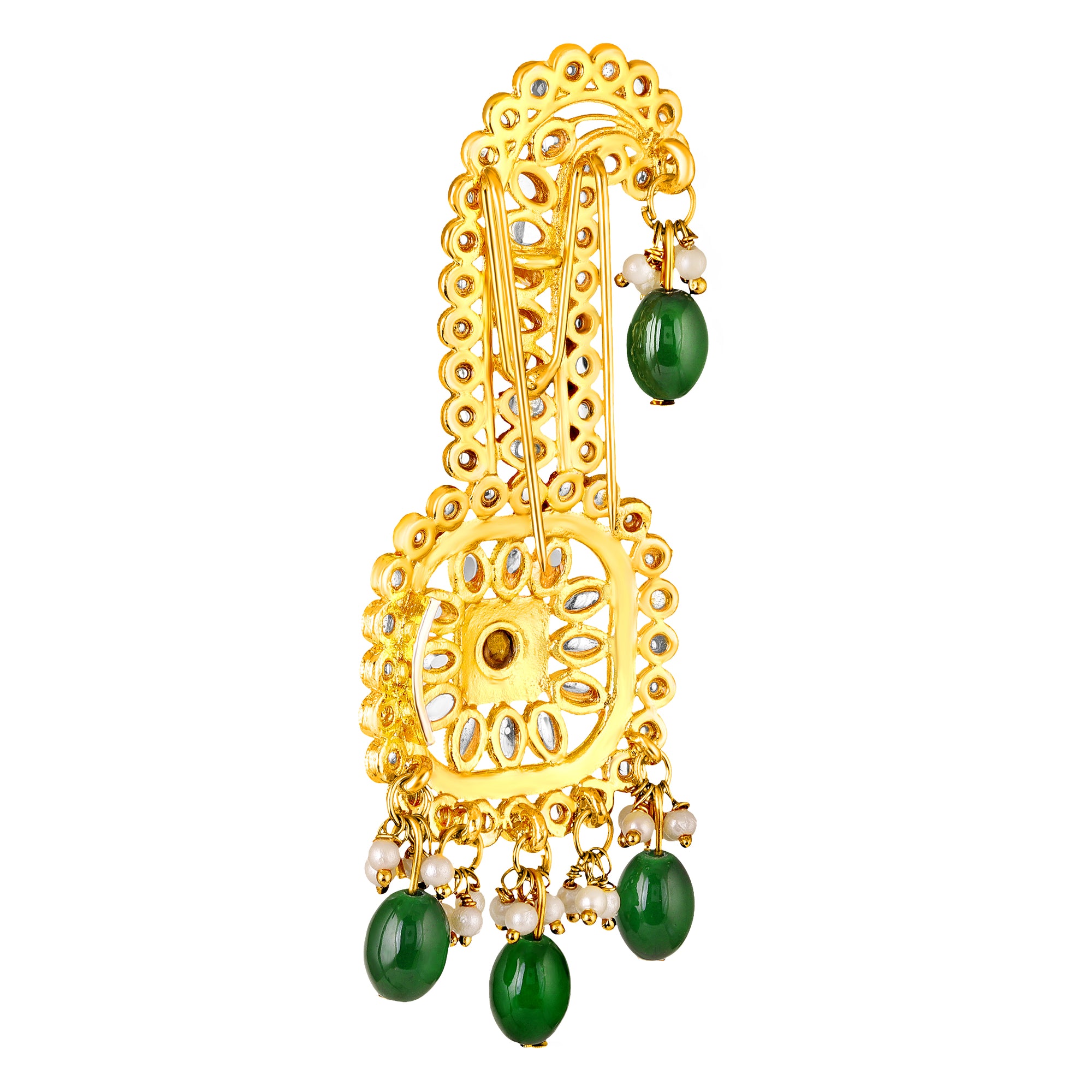 Traditional Wedding Pagdi Brooch Safa Kalangi for Groom