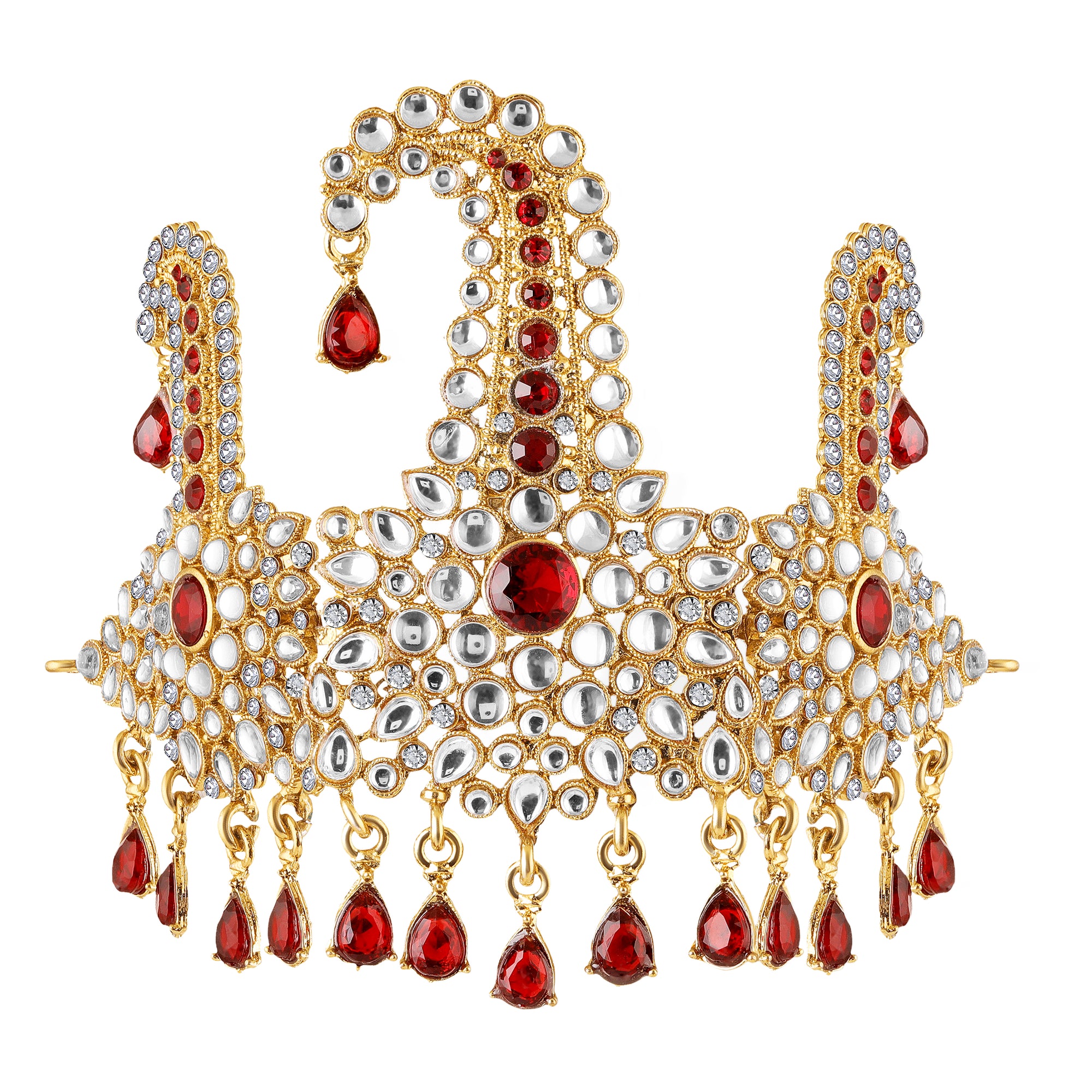 Traditional Wedding Pagdi Brooch Safa Kalangi for Groom