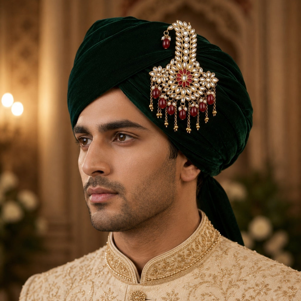 Royal Red Kalangi for Groom