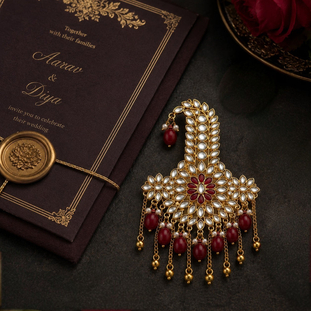 Royal Red Kalangi for Groom
