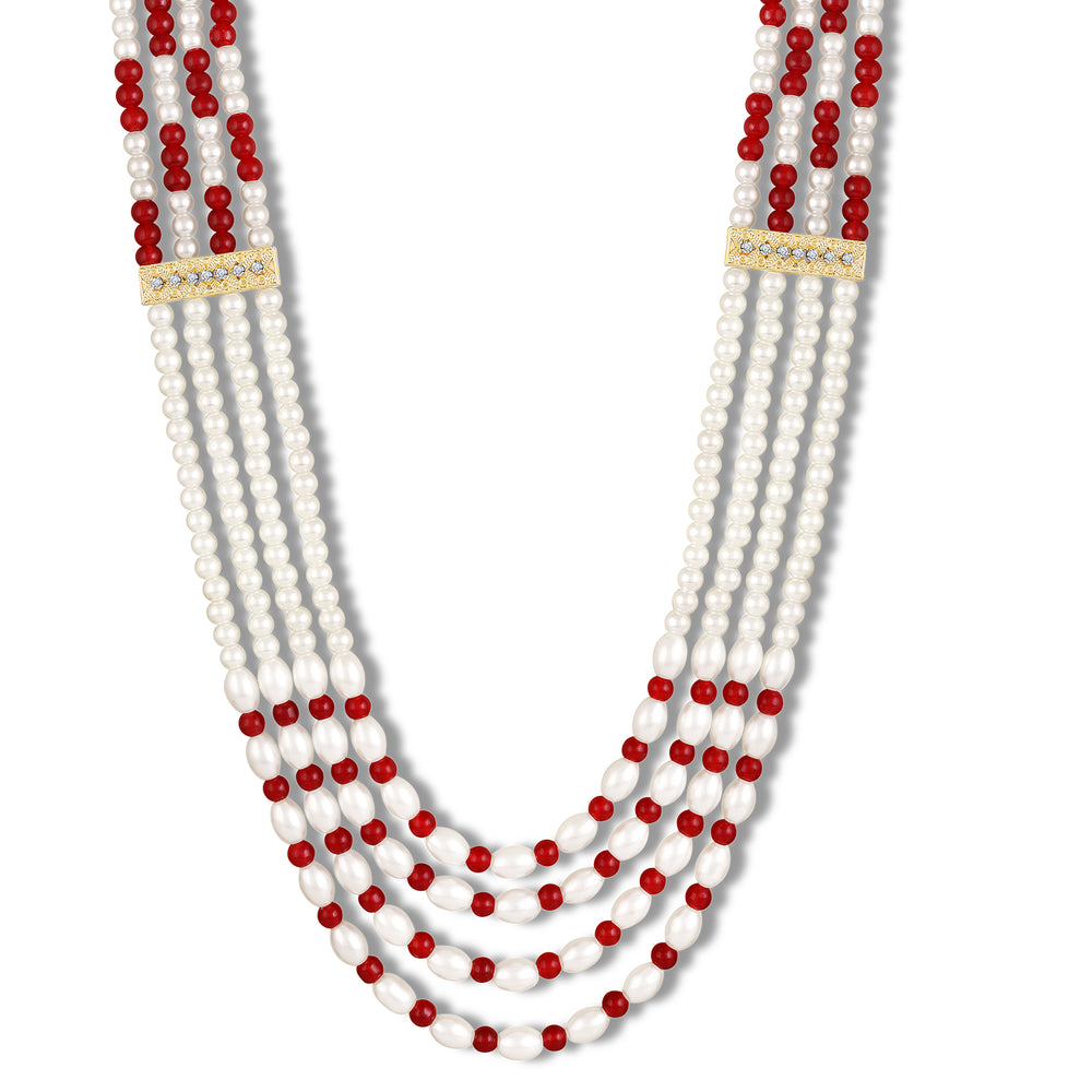 4 Layered Groom / Dulha Moti Mala Haar