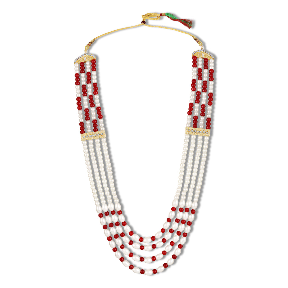 4 Layered Groom / Dulha Moti Mala Haar