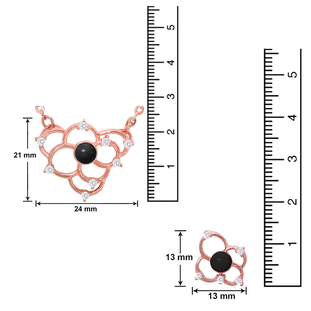 Flower Pendant Set