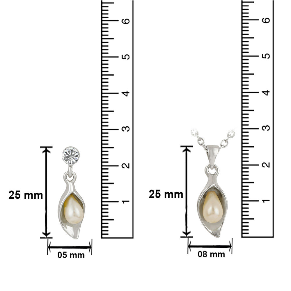 Ethereal Solitaire Pendant set