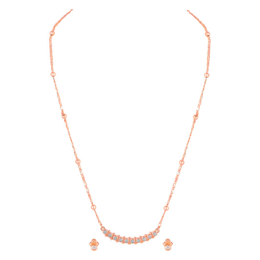 Dual Side Spikes Pendant Set