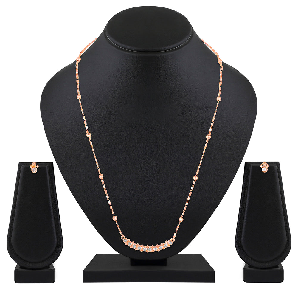Dual Side Spikes Pendant Set