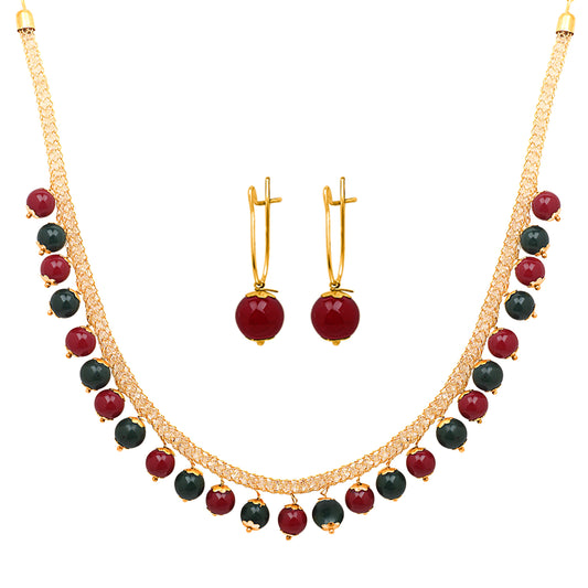 Mesmerising Artificial Beads Necklace set