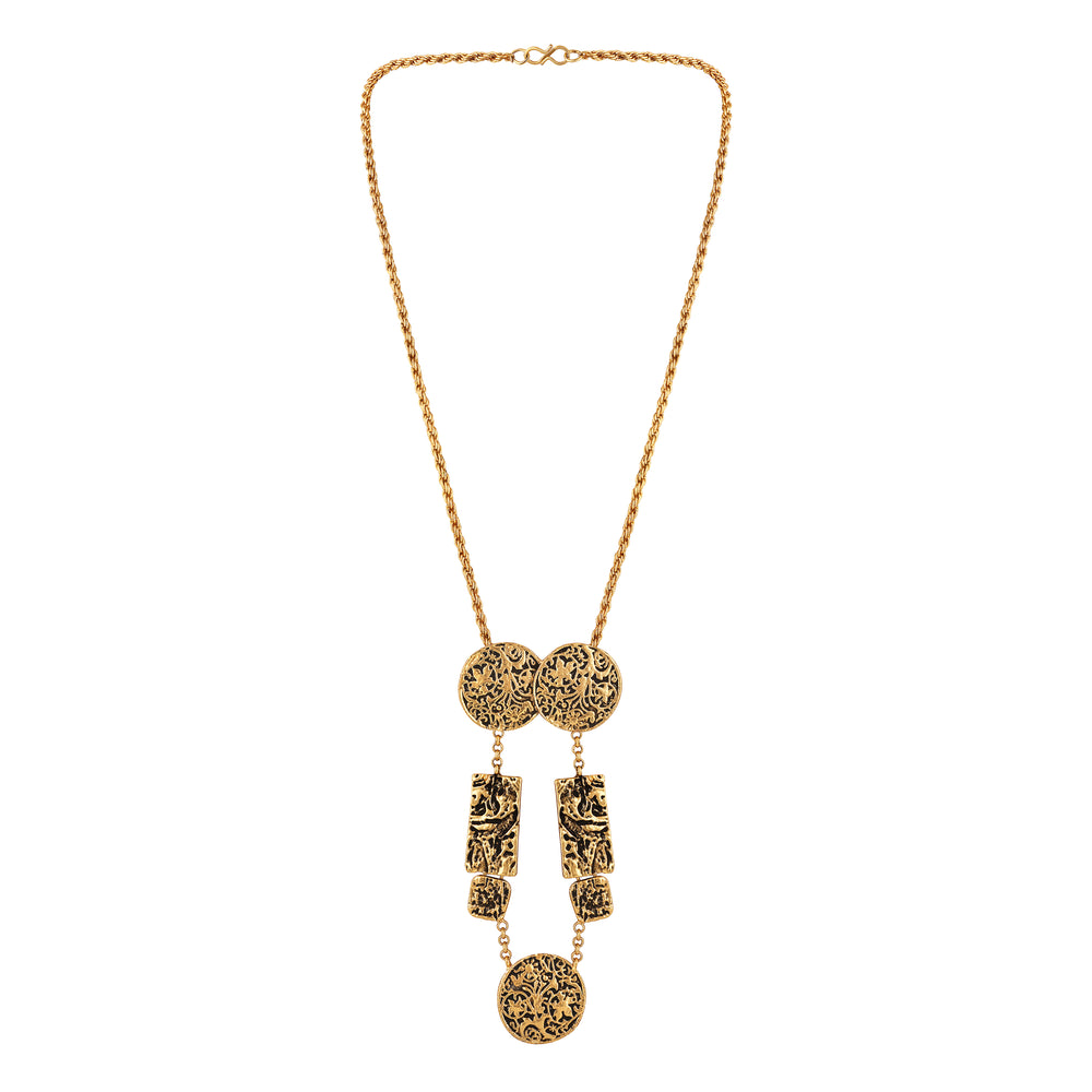 Black Meenakari Work Enamel Long Necklace Jewellery Set