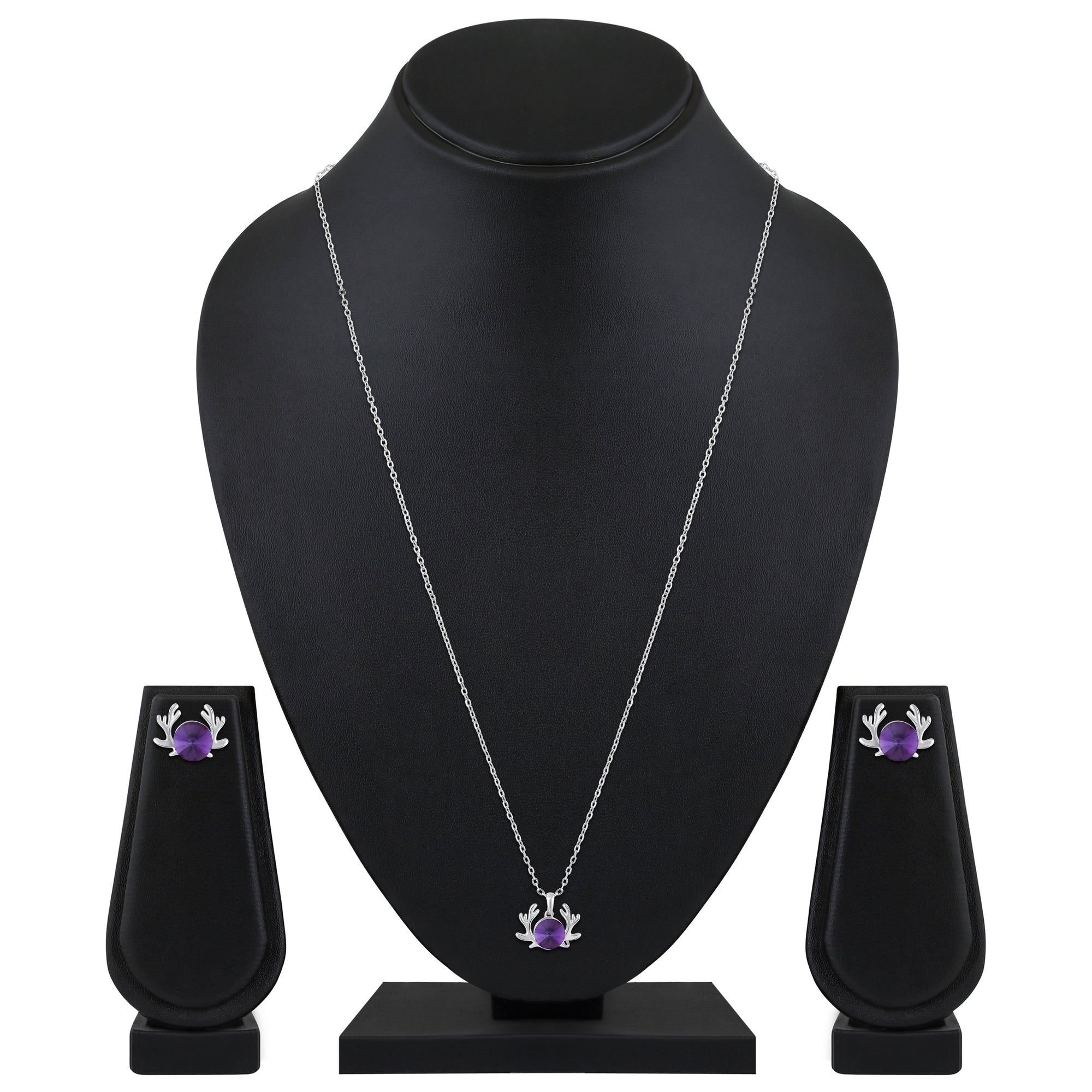 Reindeer-Shaped Necklace Pendant Set