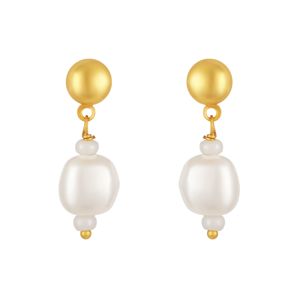 Elegant Artificial Pearl & Crystal Bead Necklace Set