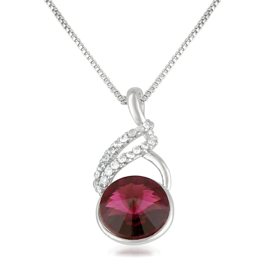 Enchanting Cubic Zirconia Solitaire Pendant