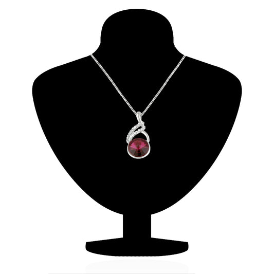 Enchanting Cubic Zirconia Solitaire Pendant