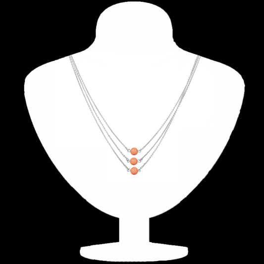 Designer multilayered Aerificial Pearl necklace mala