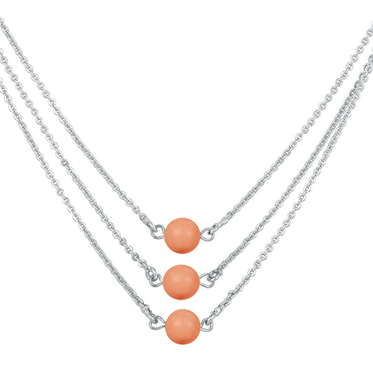 Designer multilayered Aerificial Pearl necklace mala