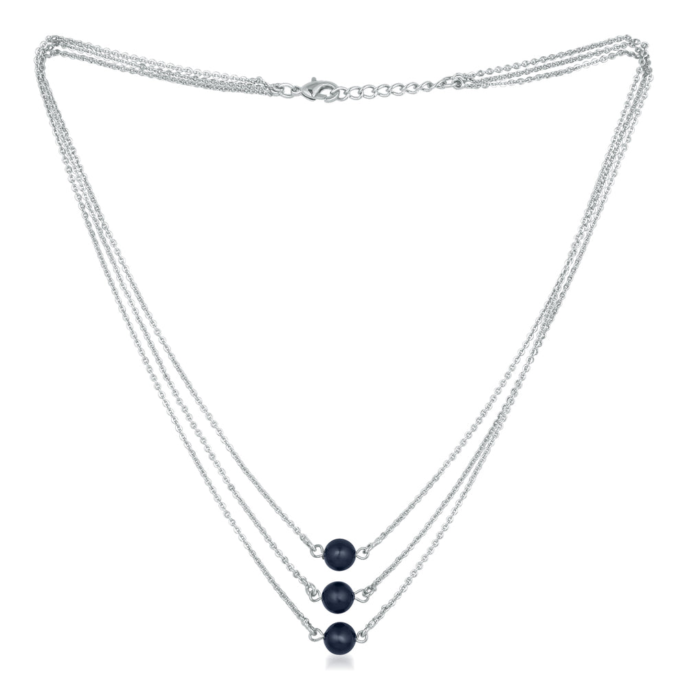 Designer multilayered Aerificial Pearl necklace mala