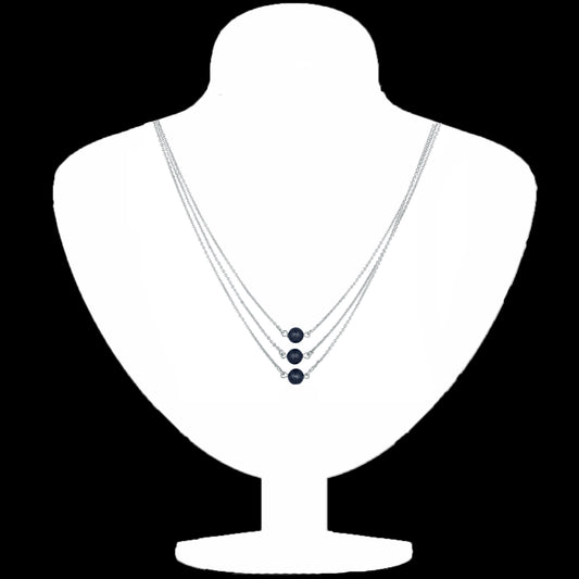 Designer multilayered Aerificial Pearl necklace mala