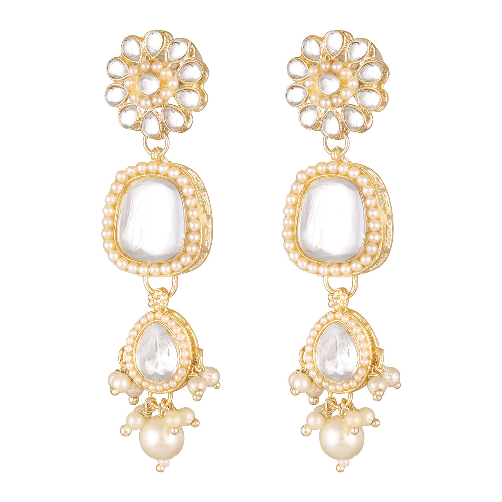 Gold Tone Traditional Choker Jewellery Set