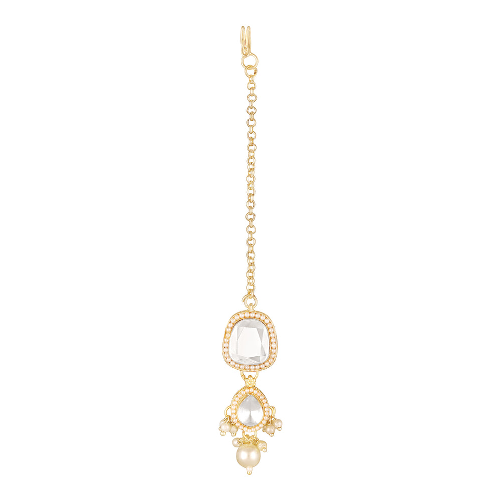 Gold Tone Traditional Choker Jewellery Set