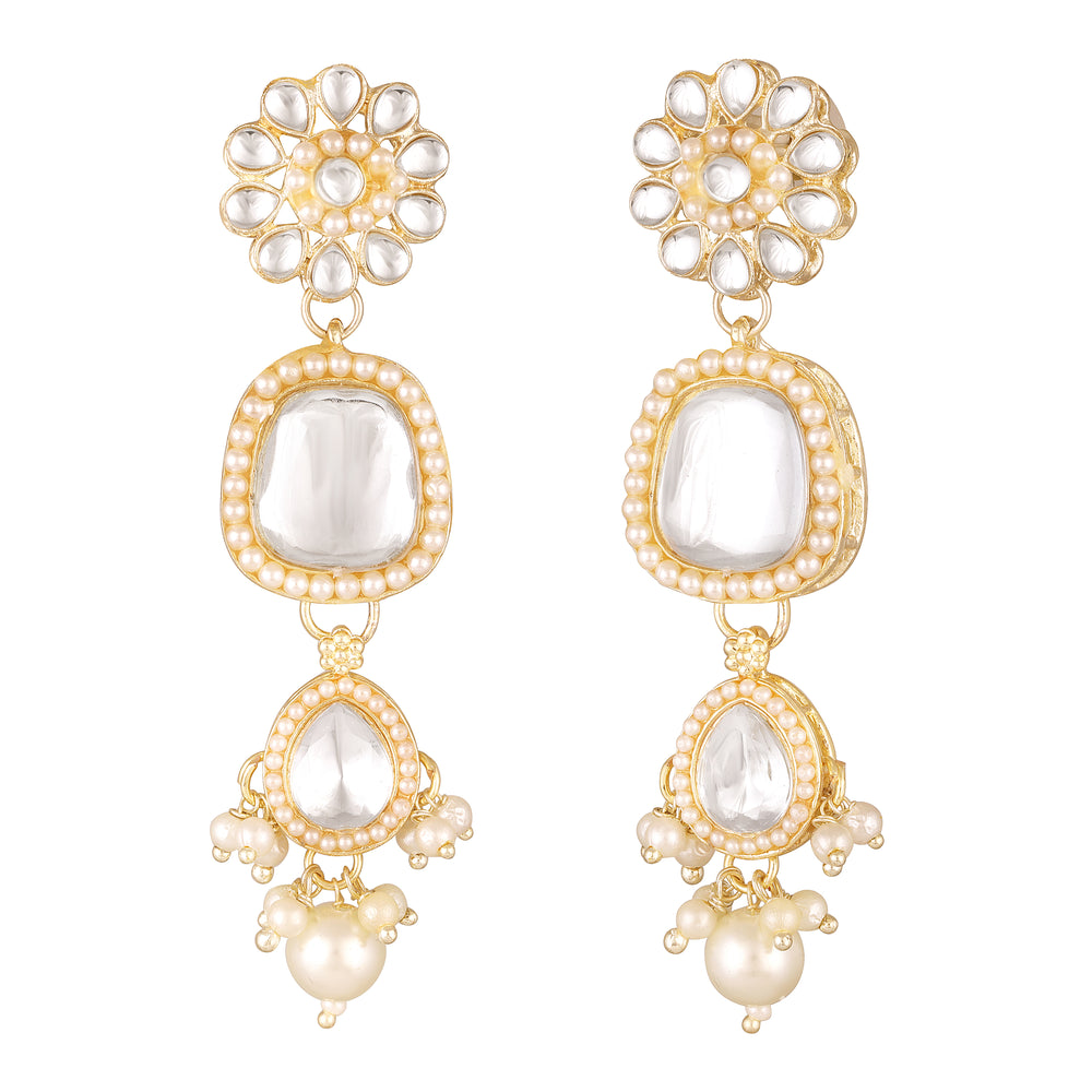 Gold Tone Traditional Choker Jewellery Set