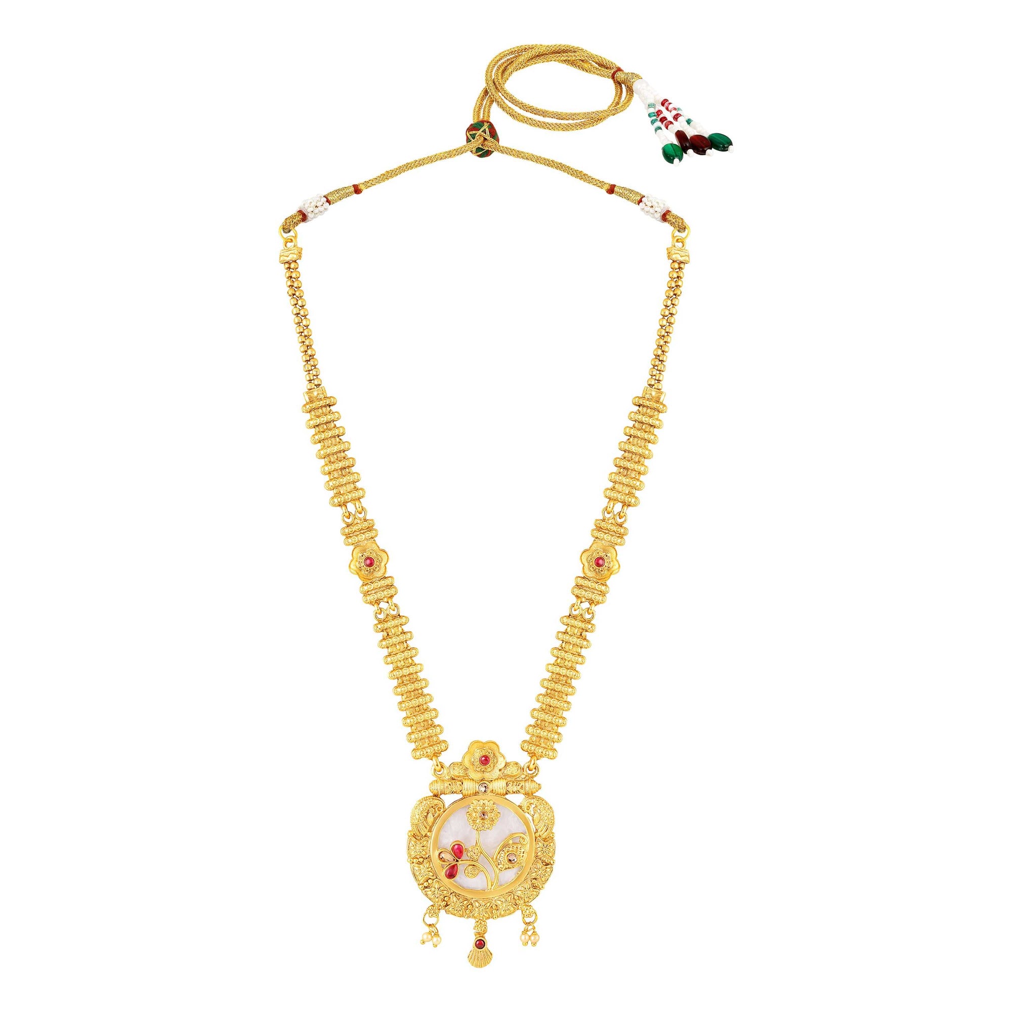 Traditional Temple Kundan Jewellery Set