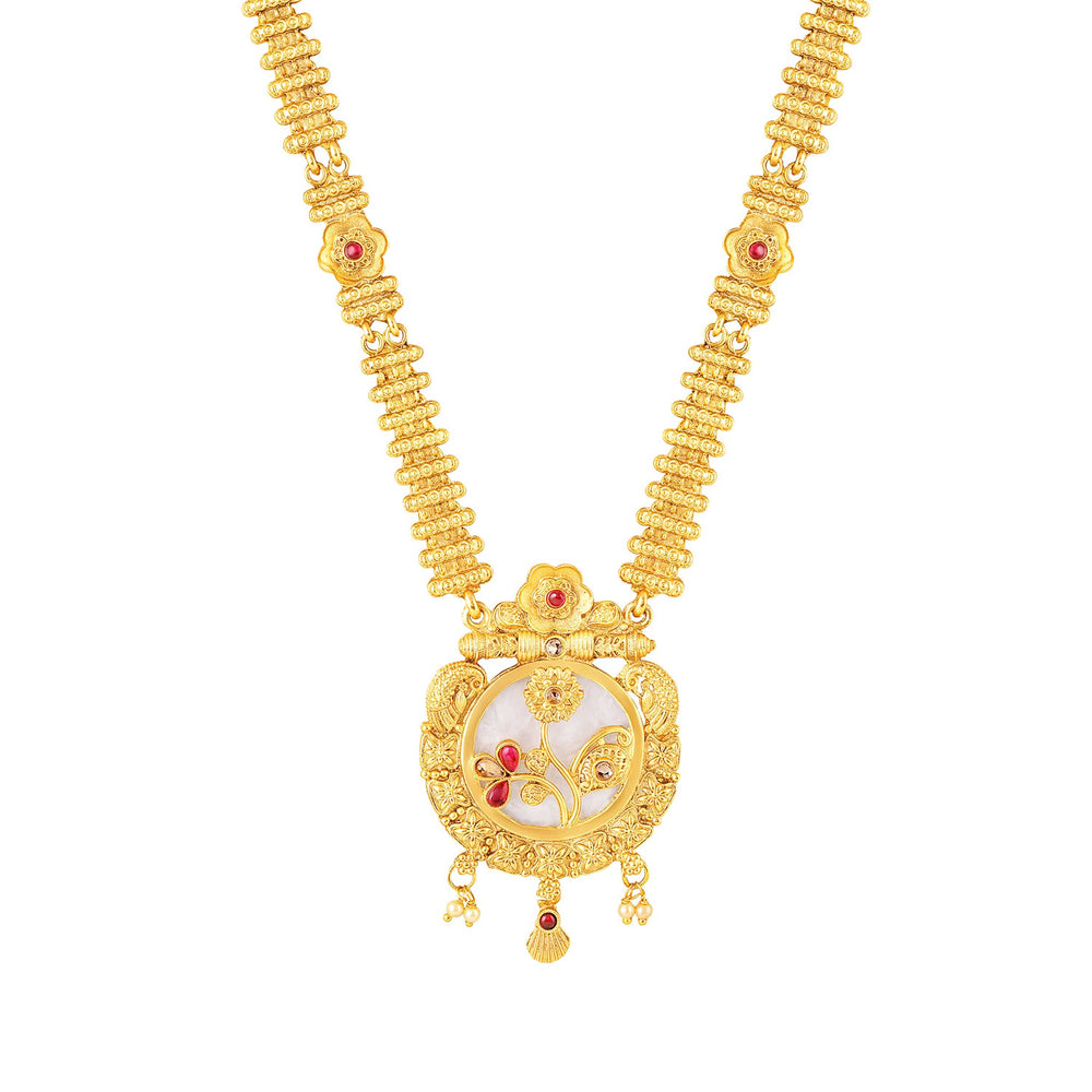 Traditional Temple Kundan Jewellery Set