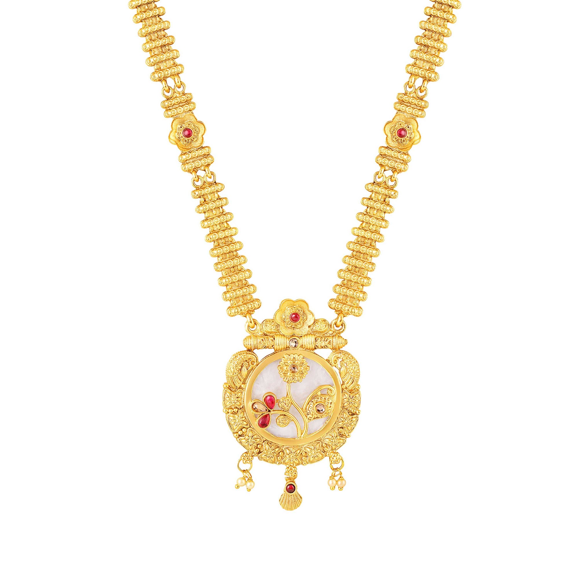 Traditional Temple Kundan Jewellery Set