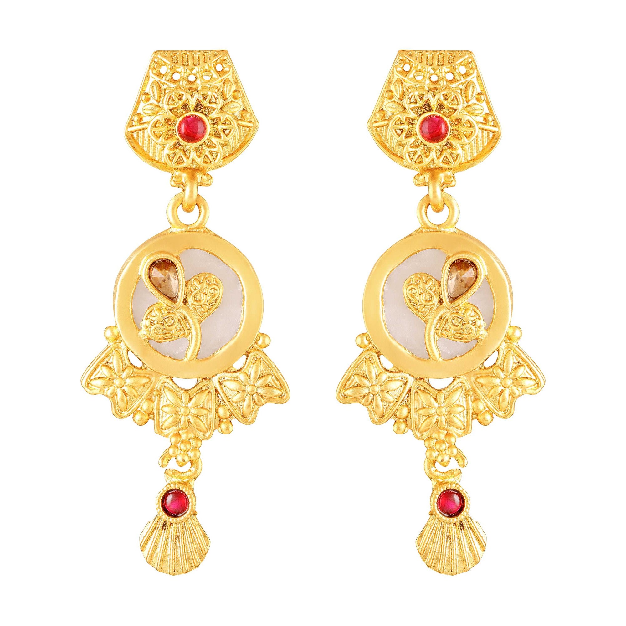 Traditional Temple Kundan Jewellery Set