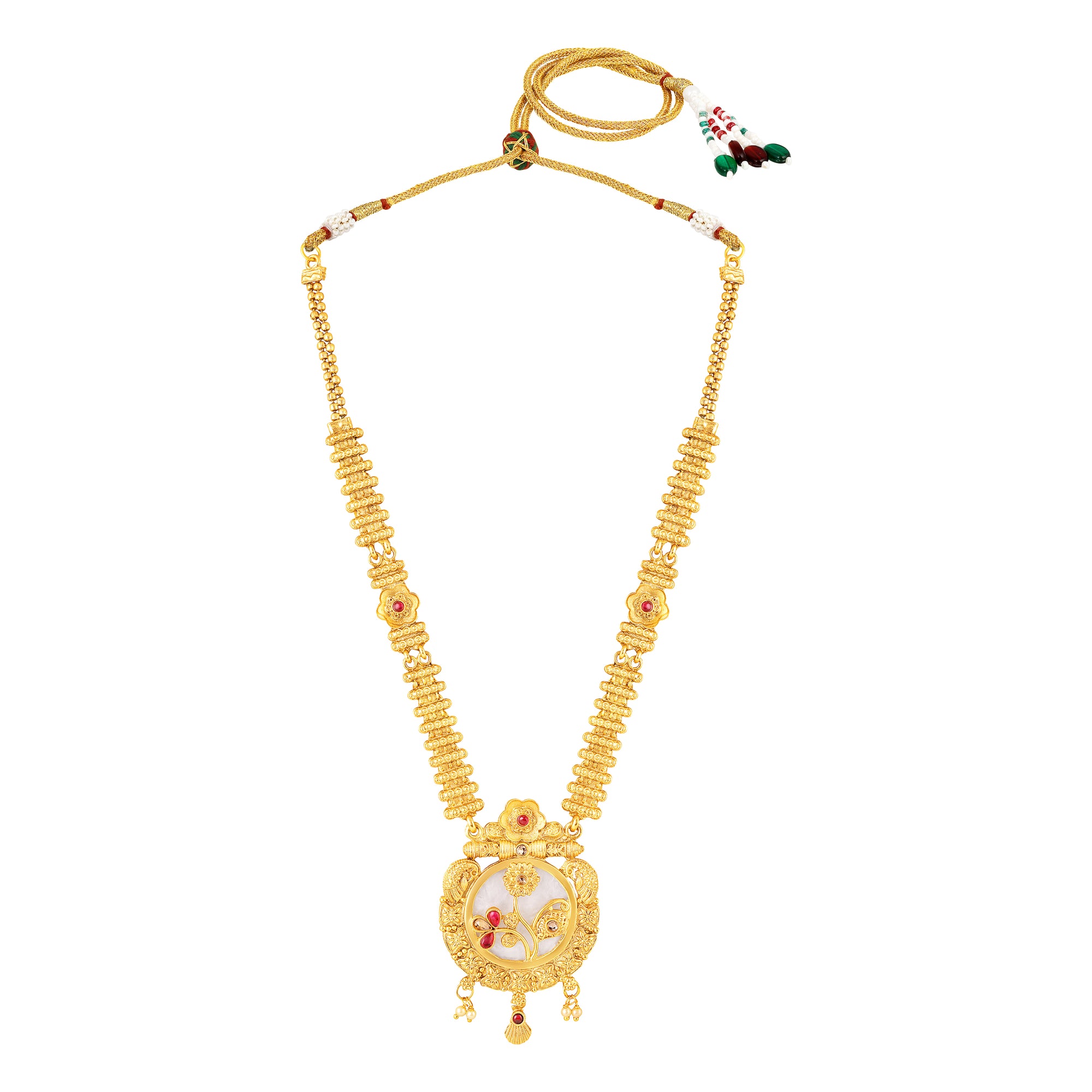 Traditional Temple Kundan Jewellery Set