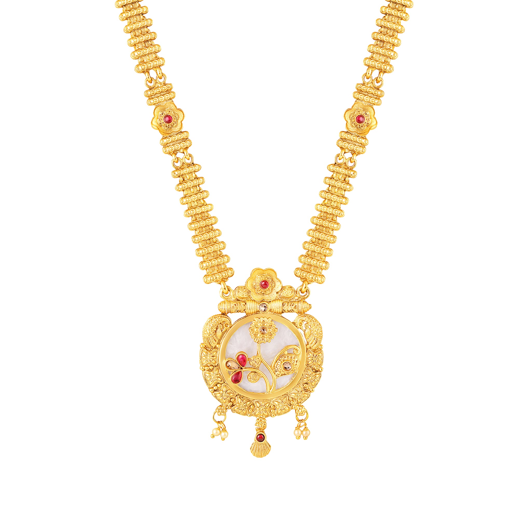 Traditional Temple Kundan Jewellery Set