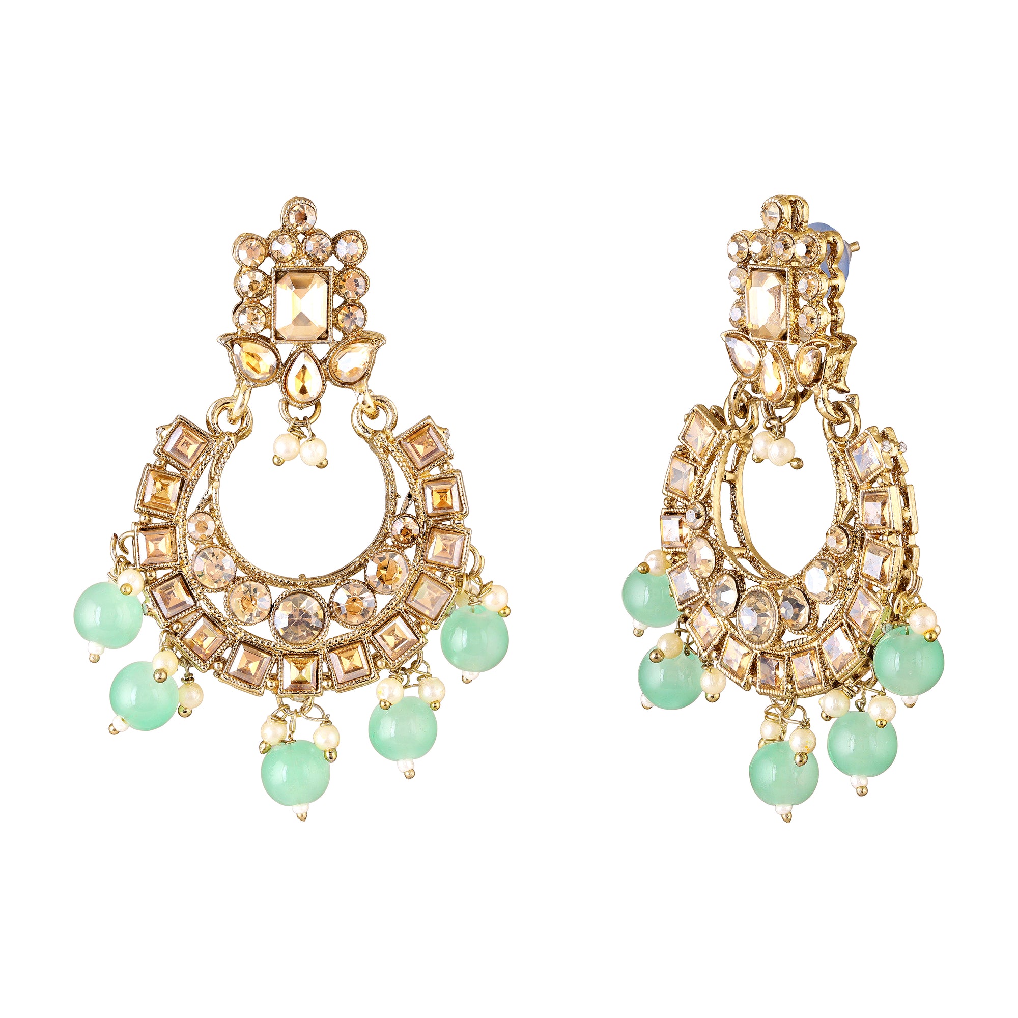 Traditional Kundan choker design necklace set