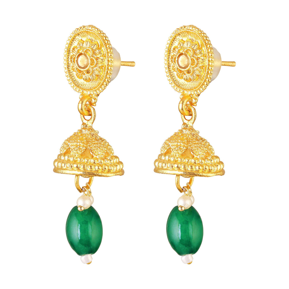 Temple Jewellery Long Haram Necklace Set