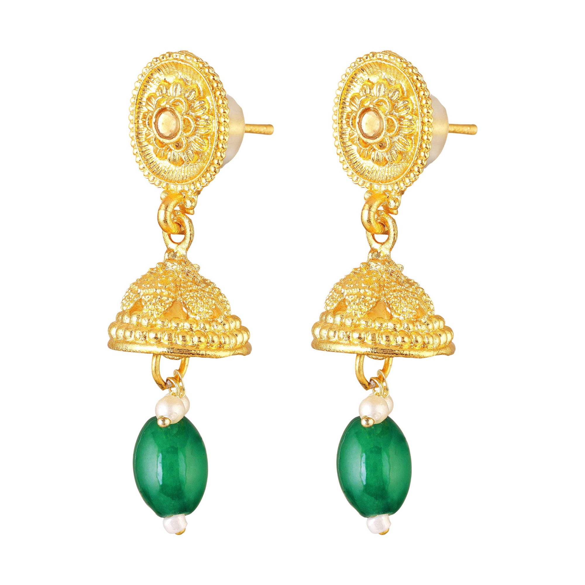 Temple Jewellery Long Haram Necklace Set
